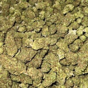 Pineapple Lime THCa Flower buds with vibrant green and yellow hues, covered in frosty trichomes.